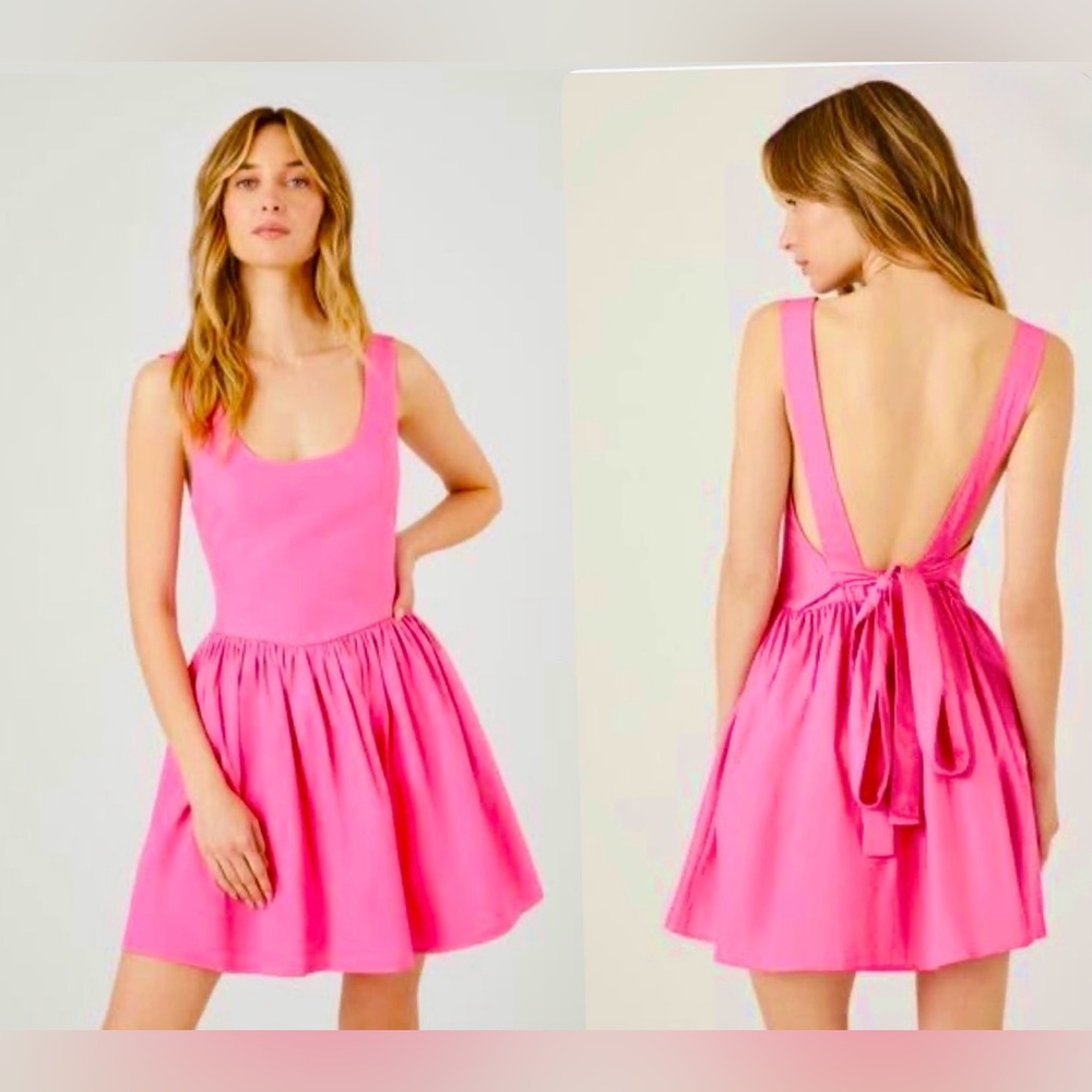 Forever 21 Women Ie-Back A-Line Mini Dress Size S Barbie Doll